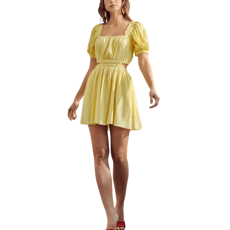 Short Side Cut Out Dress