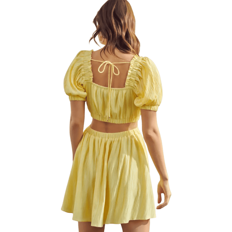 Short Side Cut Out Dress